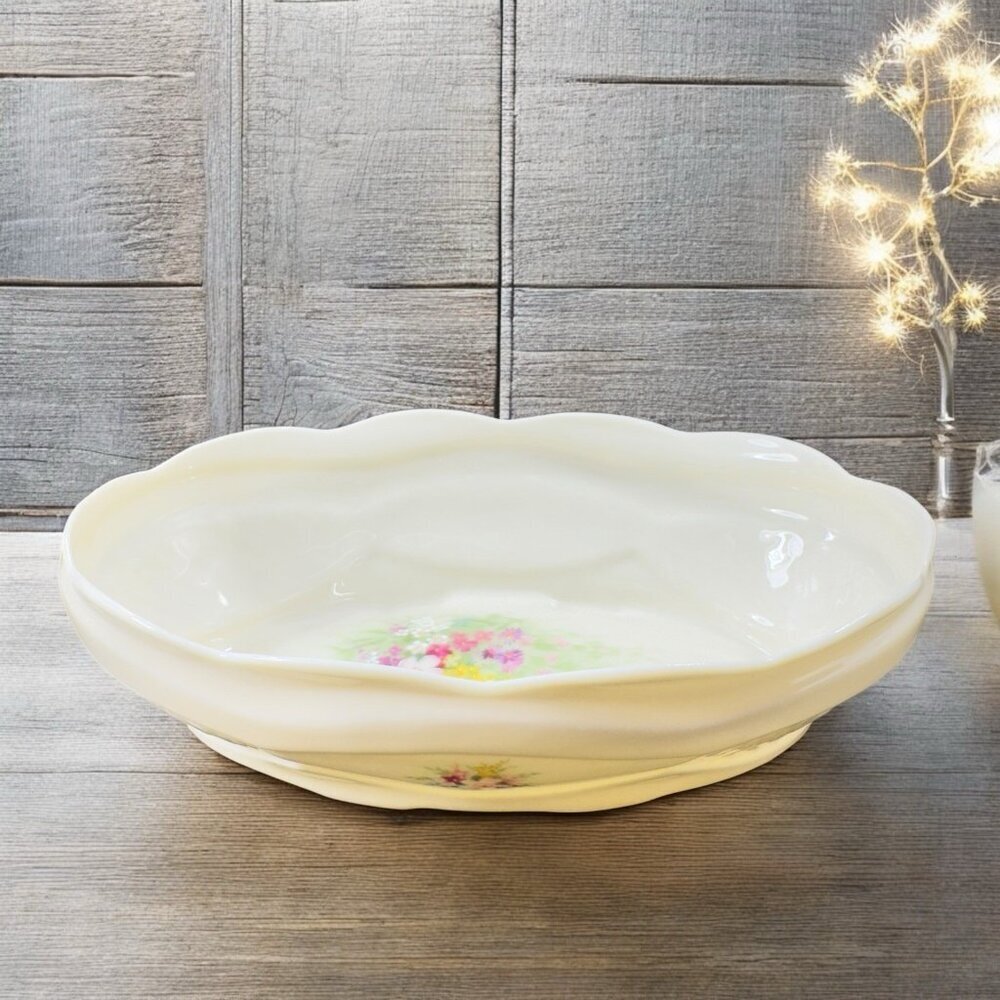 Donegal Parian China‎ Fien Porcelain Irish Rose Vintage Dish Bowl Flower Pattern